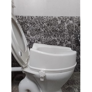 commode elevator toilet seat raiser white 63415cm