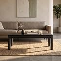 Flow Modern Wooden Rectangle Coffee Table with