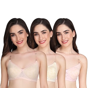 Flower Print Bra for Women - Made
