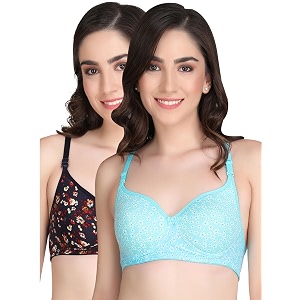 Flower Print Bra for Women - Made