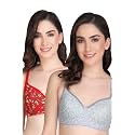 Flower Print Bra for Women - Made