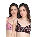 Flower Print Bra for Women - Made
