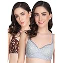Flower Print Bra for Women - Made