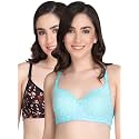 Flower Print Bra for Women - Made