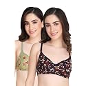Flower Print Bra for Women - Made