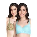 Flower Print Bra for Women - Made