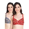 Flower Print Bra for Women - Made