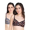 Flower Print Bra for Women - Made