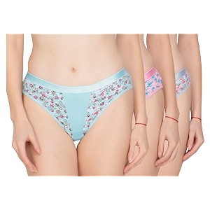 Flower Print Panty for Women Pack of