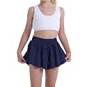 Flowy Shorts for Teen Girls Athletic Running Youth Butterfly Shorts