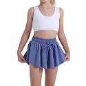 Flowy Shorts for Teen Girls Athletic Running Youth Butterfly Shorts
