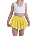 Flowy Shorts for Teen Girls Athletic Running Youth Butterfly Shorts