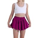 Flowy Shorts for Teen Girls Athletic Running Youth Butterfly Shorts