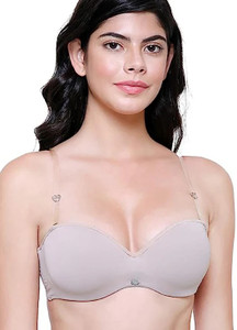flowzy beaded bra straps transparent pack of 2