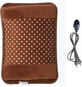 fluent fl_18 electric hot water bag with auto power cut-off for pain relief electric hot water bag 1 l hot water bag