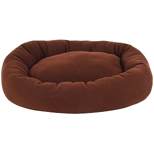 fluffy39s luxurious brown soft dogcat bed polyster filledexport quality- xxl