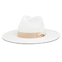 FLUFFY SENSE. Big Wide Brim Fedora Hat for Women - Nashville Outfits Western Hats Women's Felt Panama Rancher Hat