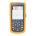 Fluke 123B Industrial ScopeMeter Hand-held Oscilloscope, 2 Input Channels, 20 MHZ Bandwidth, SCC120 Kit