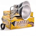 Fluker's Clamp Lamp, Heavy Duty, 75-Watt Maximum | On/Off Switch | 5.5" Diameter | Pack of 2 | UL/CUL Approved