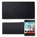 Fluorescent Light Covers for Ceiling Lights Classroom Black Magnetic 4 Pack