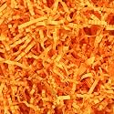 Fluorescent Orange Crinkle Cut Paper Shred Filler, 1 LB Basket Filler Shredded Paper, Confetti Stuffing for Basket Filling, Halloween, Thanksgiving, Christmas Gift Wrapping, Stuffer Party Supplies