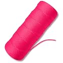 Fluorescent Pink String 500 Ft - #18 Neon Pink Twine - Nylon String Line for Mason Line, Construction, Leveling