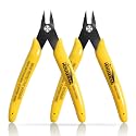 2 Pack Flush Cutters Small Wire Cutter Flush Cut Snips Side Cutter