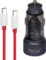 FluSun india 45 W Qualcomm 3.0 Turbo Car Charger (Grey, With USB Cable)