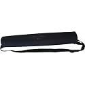 Flute Carry Bag with Shoulder Strap – Durable Padded Cover for Bansuri & Bamboo Flute – Lightweight Protective Storage Case (Black) CA-01