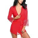FLUTE Women's Polyester Solid Midi Babydoll Nightwear