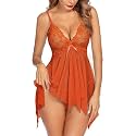 FLUTE Women's Polyester Solid Midi Babydoll Nightwear