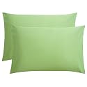 FLXXIE 2-Pack Microfiber Queen Pillow Cases, Envelope Closure, Sage Green