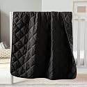 FLXXIE 43x60 Inches Down Alternative Toddler Comforter, Black