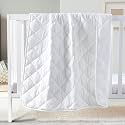 FLXXIE 39x47 Inches Down Alternative Toddler Comforter, White