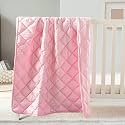 FLXXIE 39x47 Inches Down Alternative Toddler Comforter, Pink