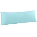FLXXIE Microfiber Body Pillow Cover, Envelope Closure, Aqua