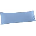 FLXXIE Microfiber Body Pillow Cover, Envelope Closure, Sky Blue