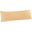 FLXXIE Microfiber Body Pillow Cover, Envelope Closure, Light Taupe
