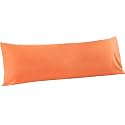 FLXXIE Microfiber Body Pillow Cover, Envelope Closure, Orange
