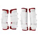 Horse Fly Boots Set of 4, Breathable Mesh Fly Boots for Horses