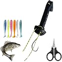 for Fly Fishing 2-in-1 Tool Kit: Magnetic Fly Threader + Multi-Functional Line Cutter with Hook Eye Cleaner &amp; Knot Tying – Easy Rigging for Small Flies, Tippet &amp; Hooks（with 10 Fishing baits）