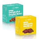 Flyberry Gourmet Combo Pack of Medjoul and Deglet Nour (200g) | Jumbo Size | | Alternative to Sugar | Best For Kids & Adults | Naturally Sweet | Instant Energy | High Source of Protein