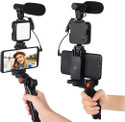 FLYBY Vlogging Kit for iPhone - Lightning Compatible Video Vlog Kit Phone Tripod Tripod, Tripod Kit