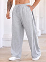 FLYcollection Men Solid Grey Track Pants