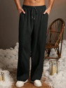 FLYcollection Striped Men Black Track Pants