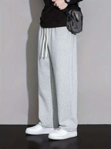 FLYcollection Striped Men Grey Track Pants