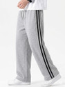 FLYcollection Striped Men Grey Track Pants