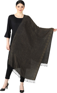 flyer woven striped self design solid viscose cotton blend women stole scarf fancy scarf