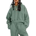Flygo Womens Fleece 2 Piece Outfits Fall