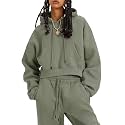 Flygo Womens Fleece 2 Piece Outfits Fall
